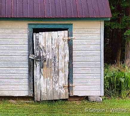 Saggy Door_26158.jpg - Photographed near Chaffeys Locks, Ontario, Canada.